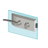 Picture of CO SER006 WC-2B (11000/WC) WC lock for glass door