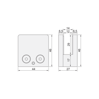 Slika: GS GC 109 (OD-S900) Spojnica fiksna INOX POL