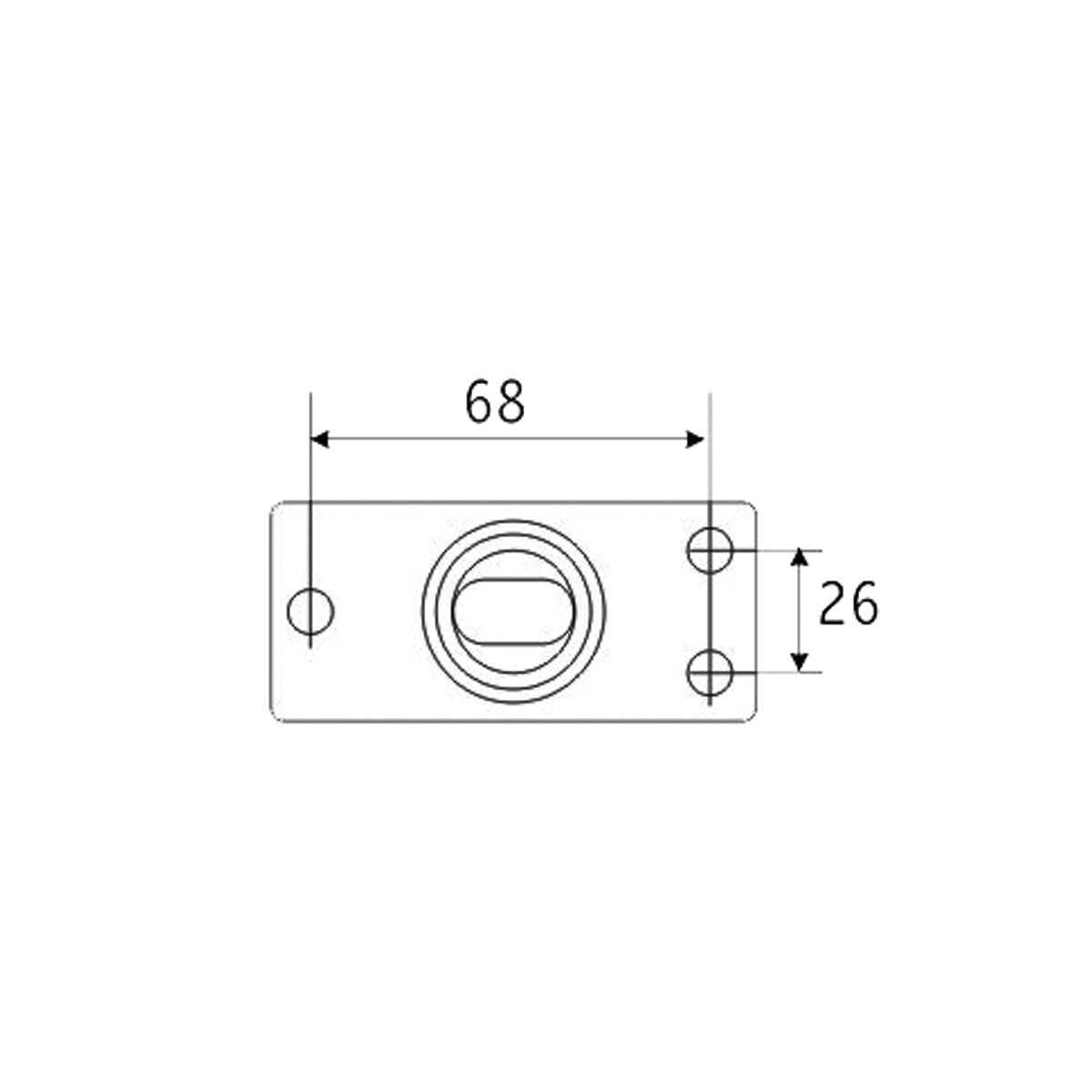 Slika: SA 8300C-6 Kubus donji trn (okretni) za spojnicu