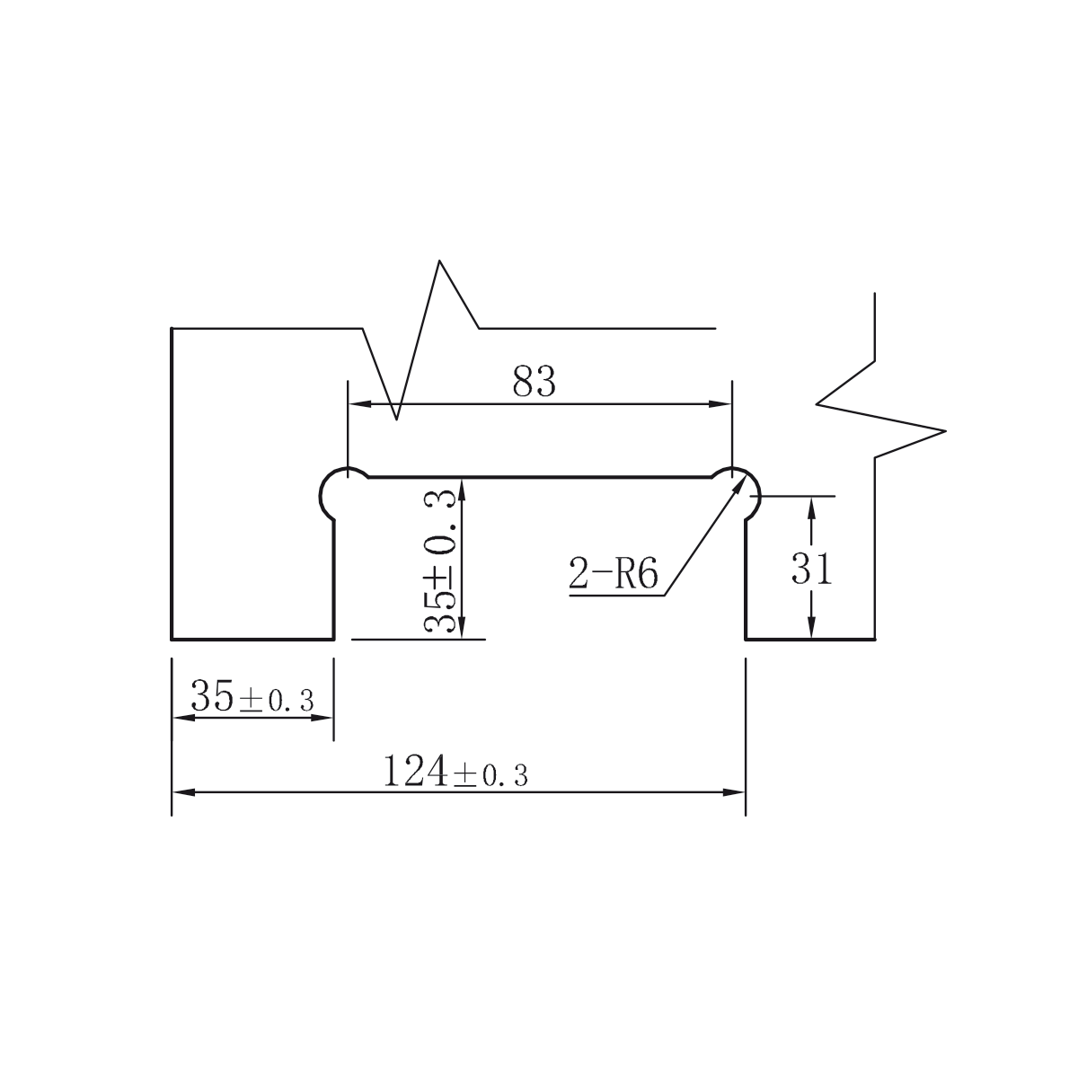 Picture of SA 7103 Kubus fanlight clamp flat