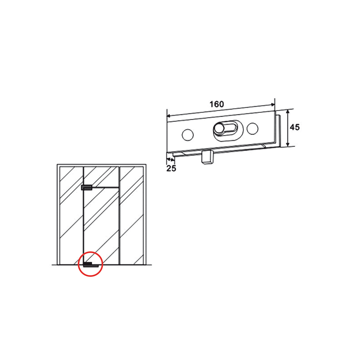 Picture of SA 7117 Kubus cylinder lock