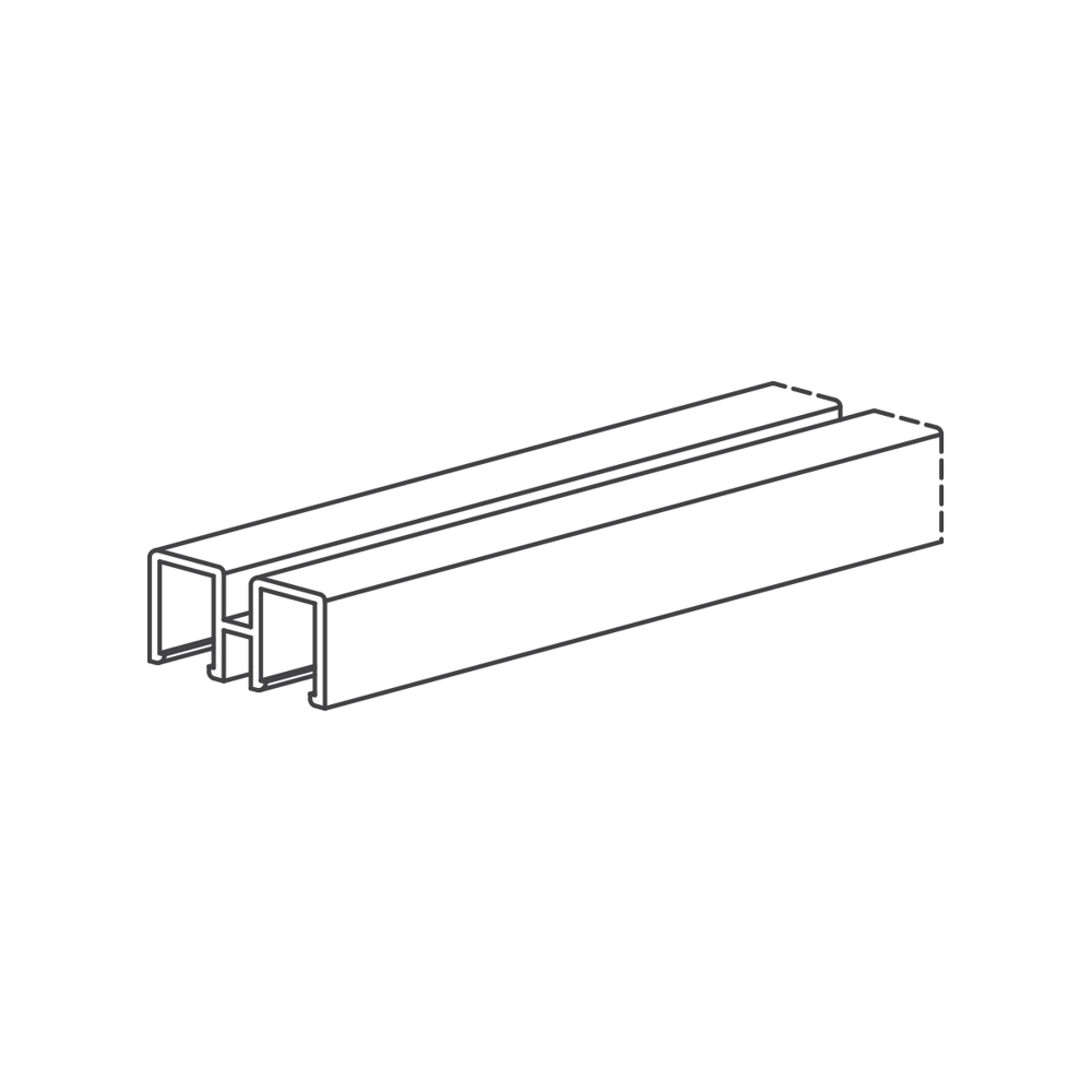 Slika: V 1610 Vetrine gornji PVC profil za krilo