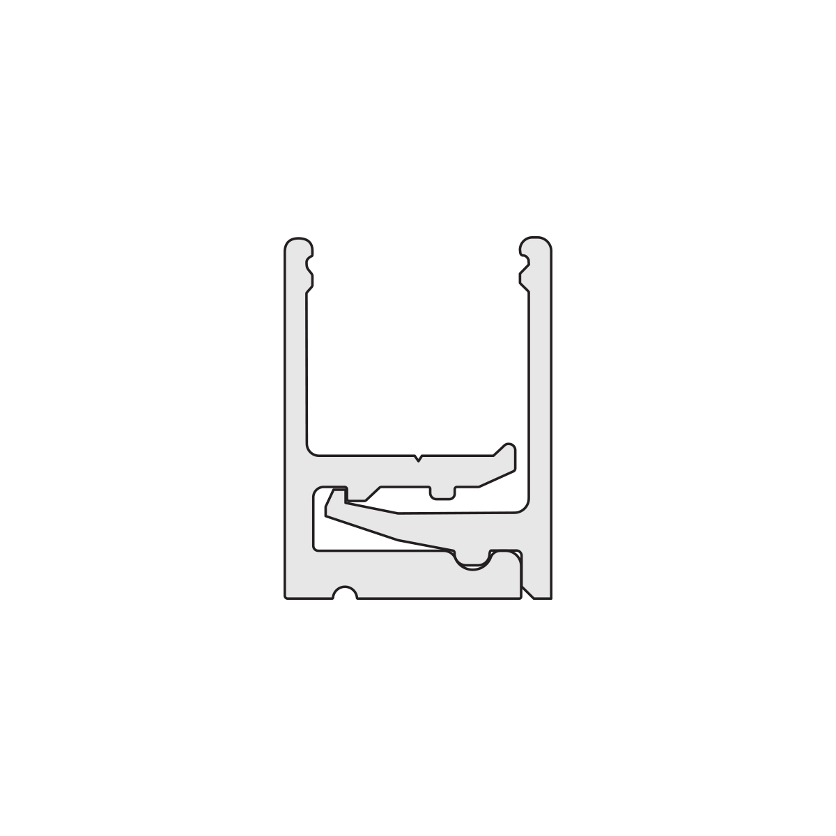 Slika: IG AP D 6000 3m Alu U-profil DONJI