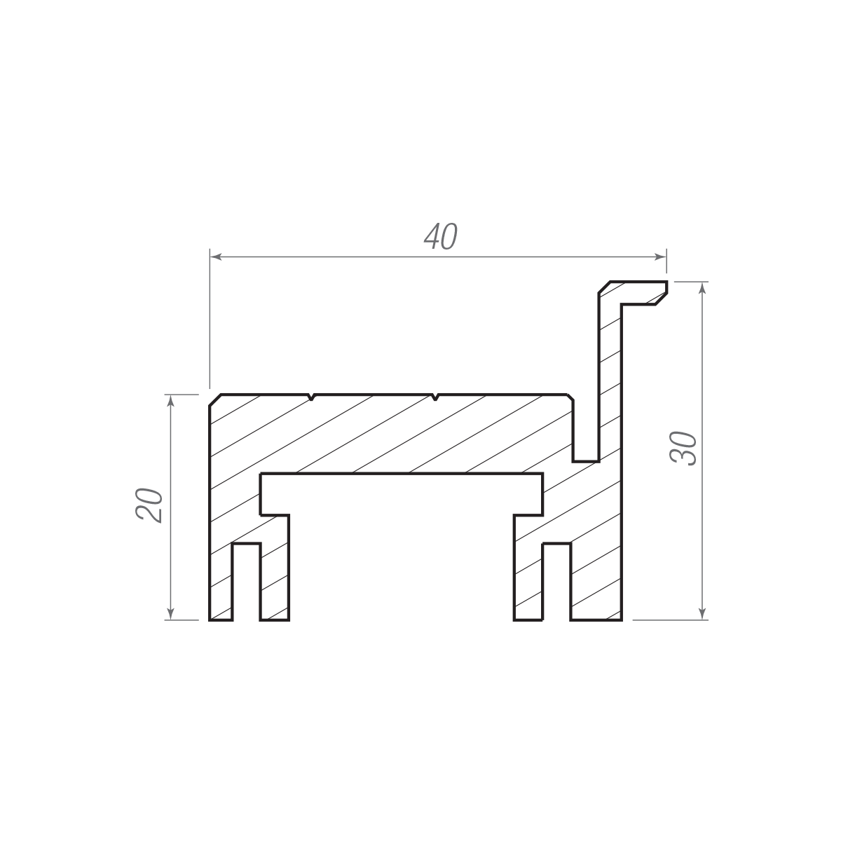 Slika: IG AD 5700 INVISIBLE Aluminijski dovratnik