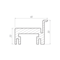Picture of IG AD 5700 INVISIBLE Aluminium doorframe