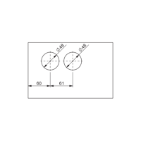 Picture of SA CU01-87A-19B Alu Doorhandle lock